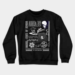 Area 51 Alien Encounter Zone Crewneck Sweatshirt